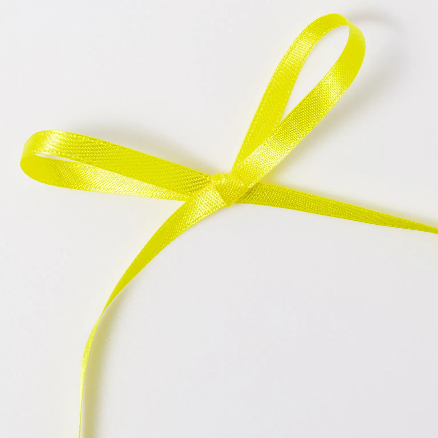 DSサテン(6mm) イエロー#23 1