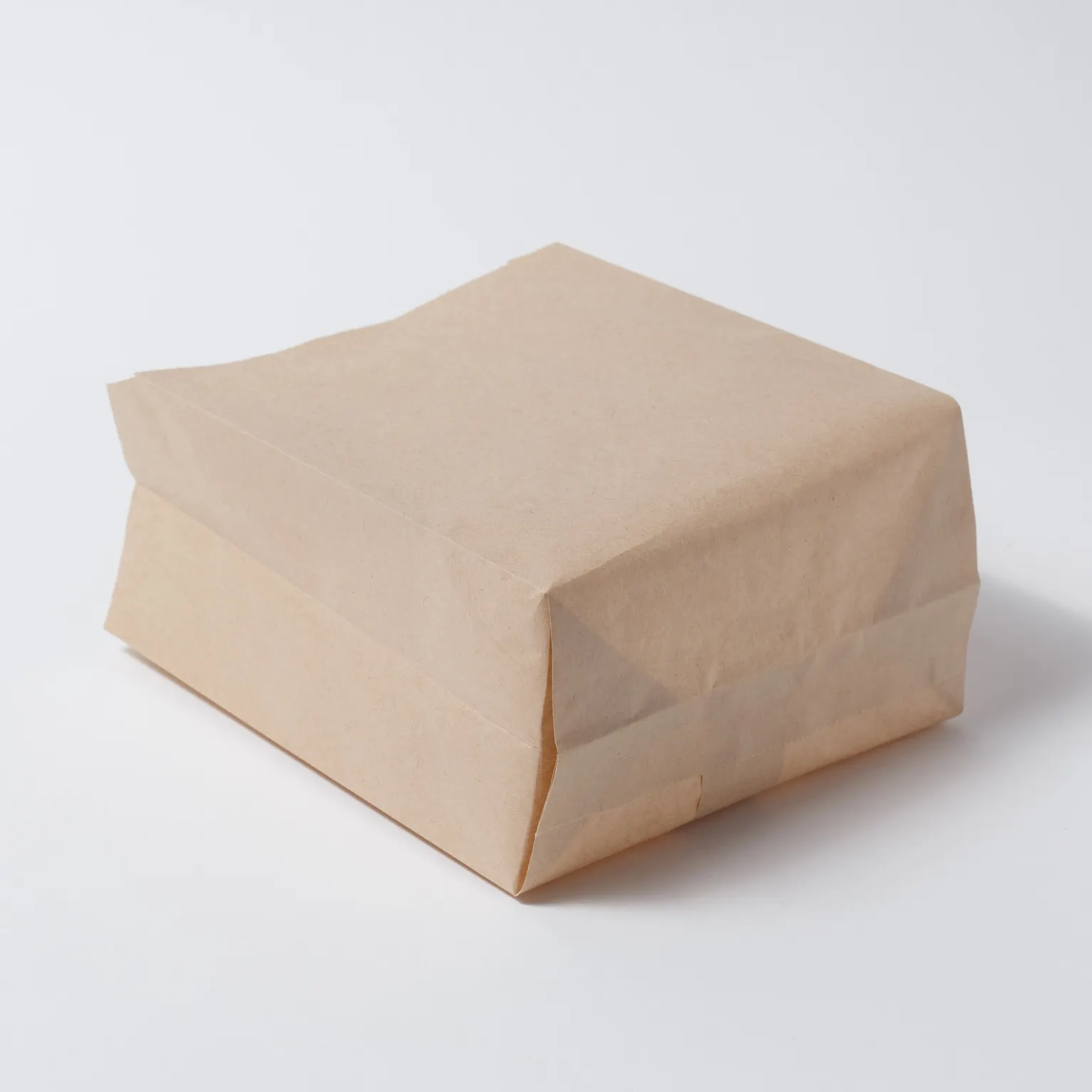 耐油紙マチ付袋 未晒無地 (小) 120×70×160+13 100