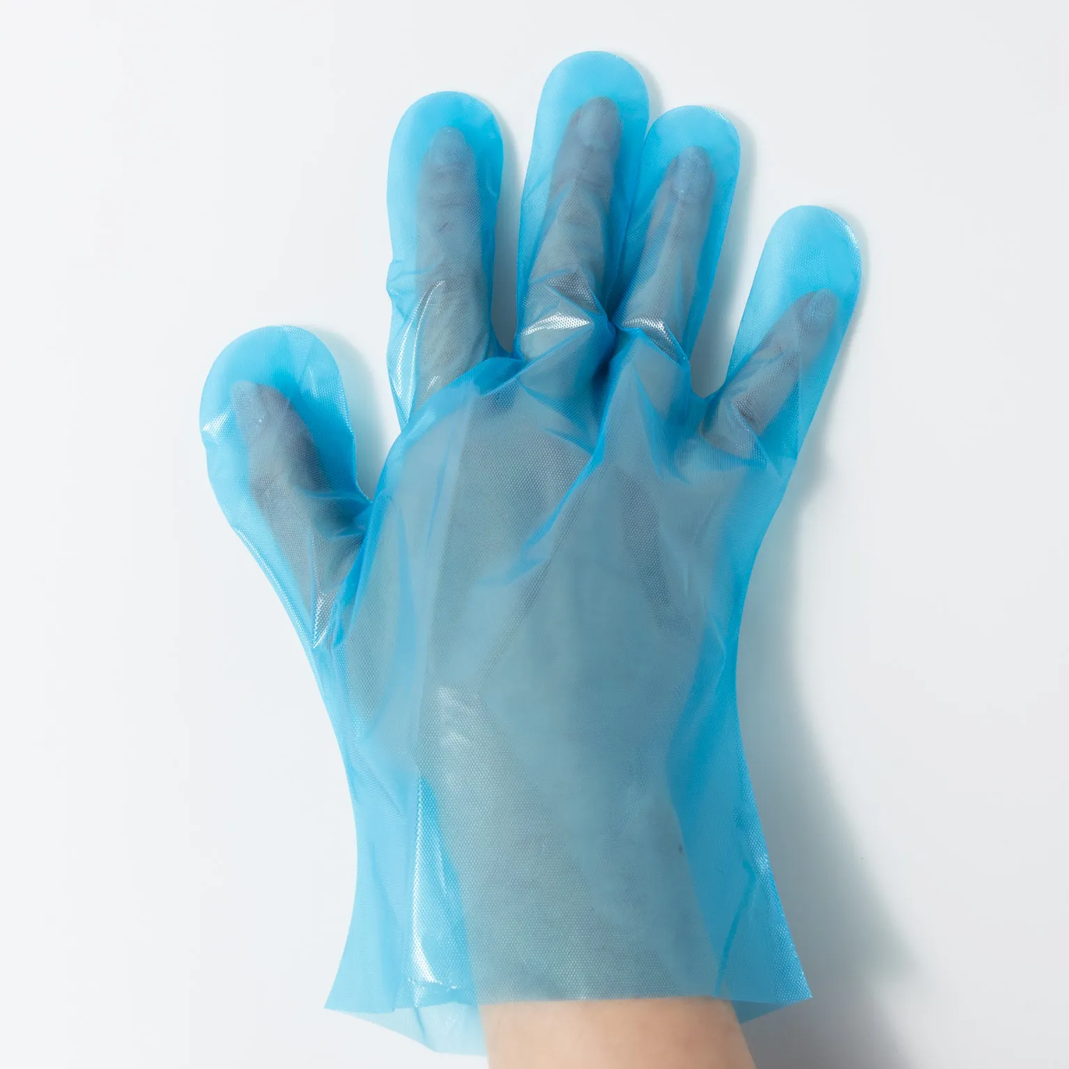 プロプラス バイオマスポリ手袋 ブルー L 100