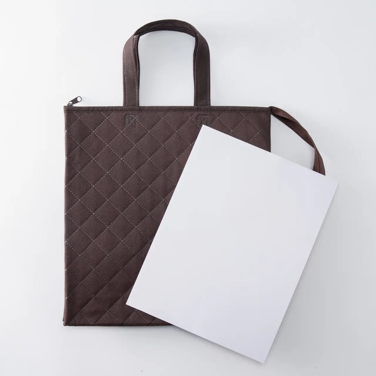 カラークールキルトバック LC625中 ダークブラウン 100