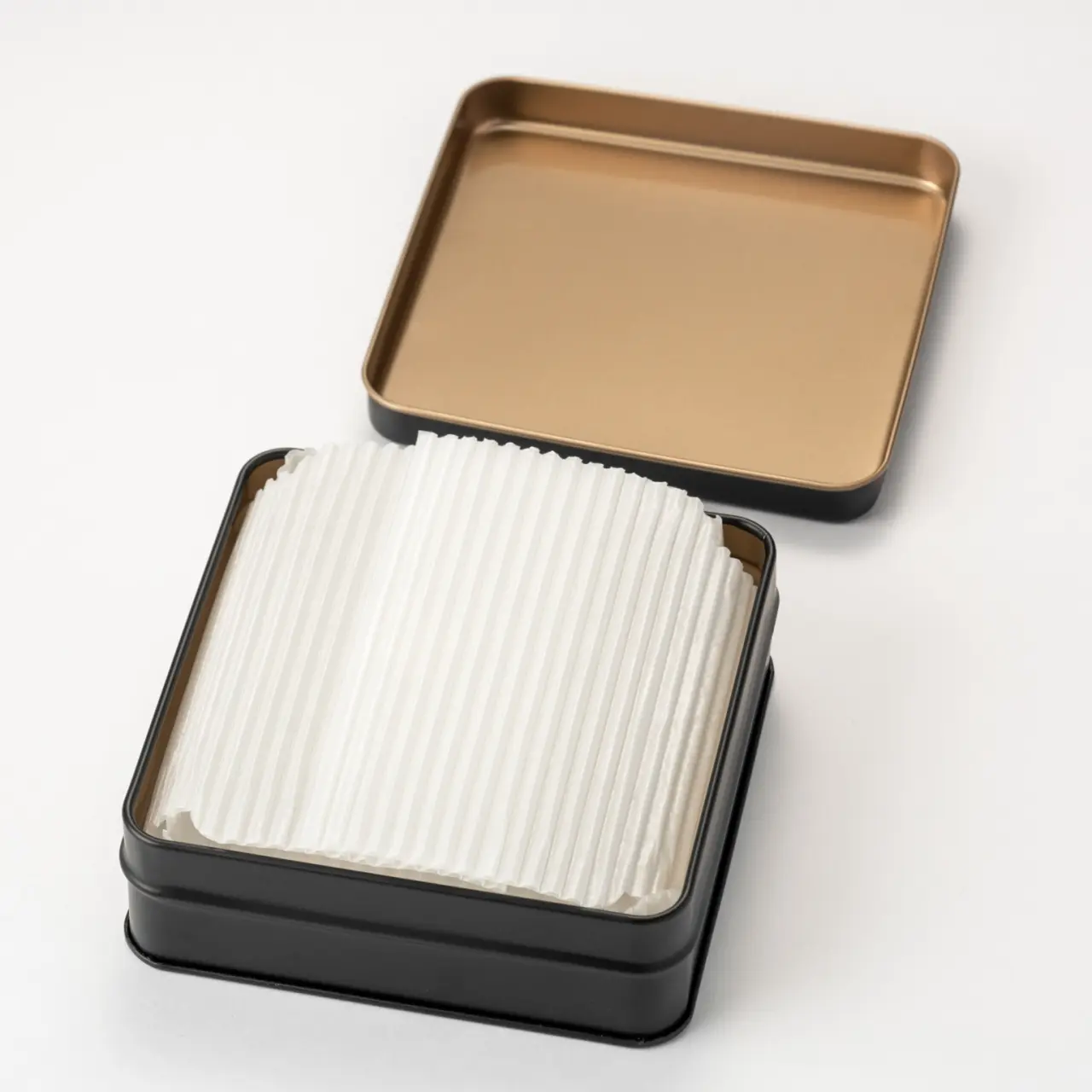 スクエア缶 マットブラック 60