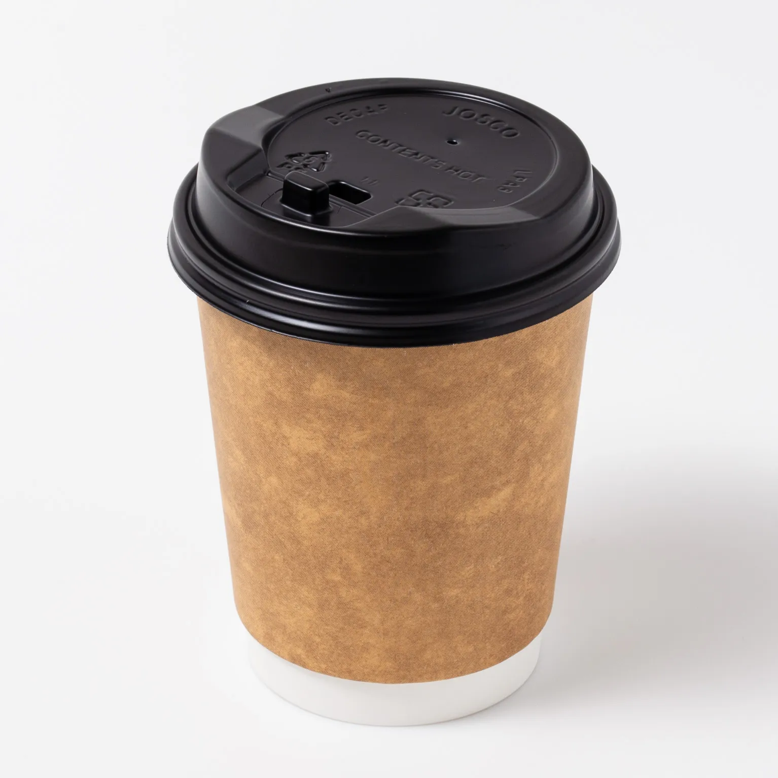 HU 8oz クラフトカップ用リッド 黒 1000