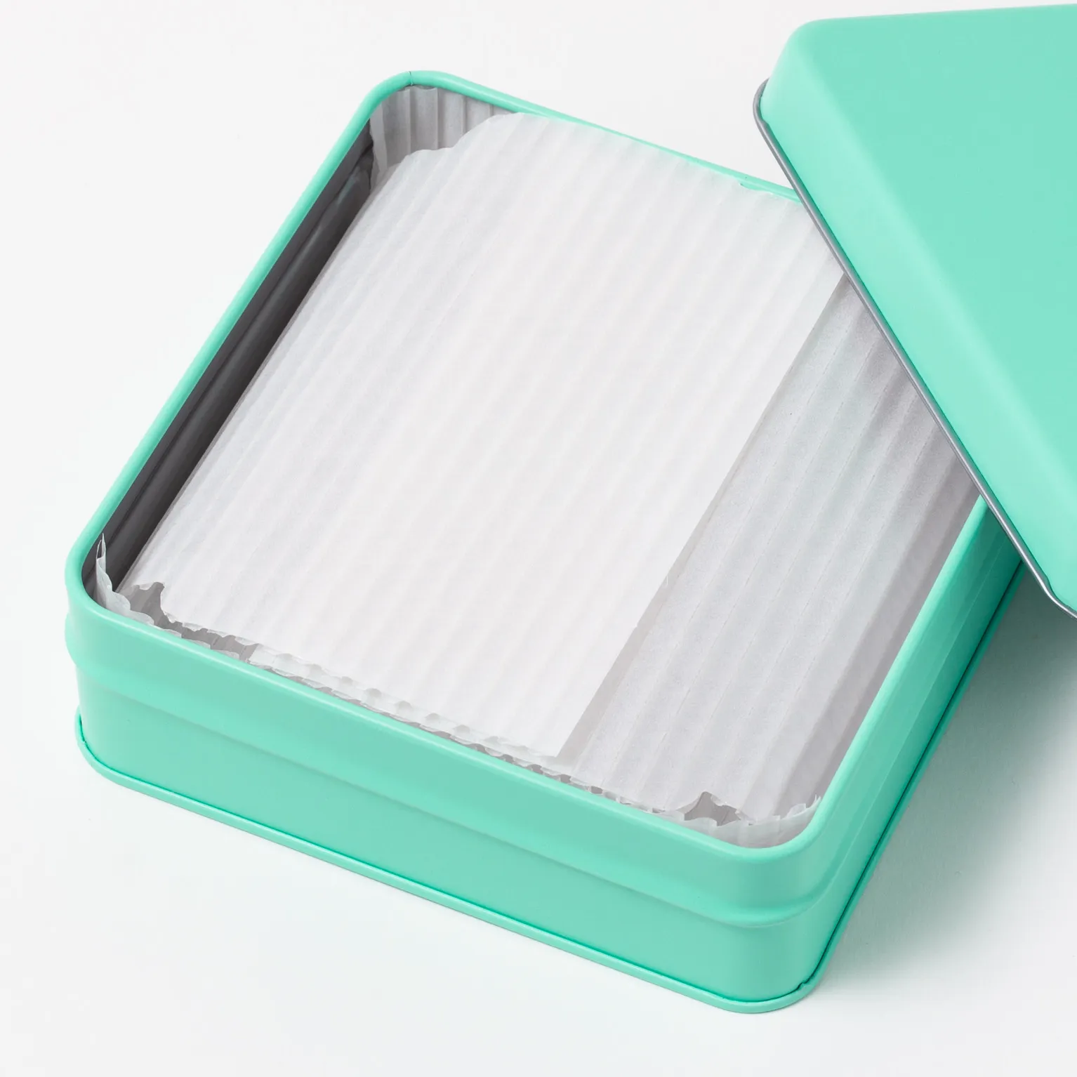 スクエア缶 ジュエリーブルー 60