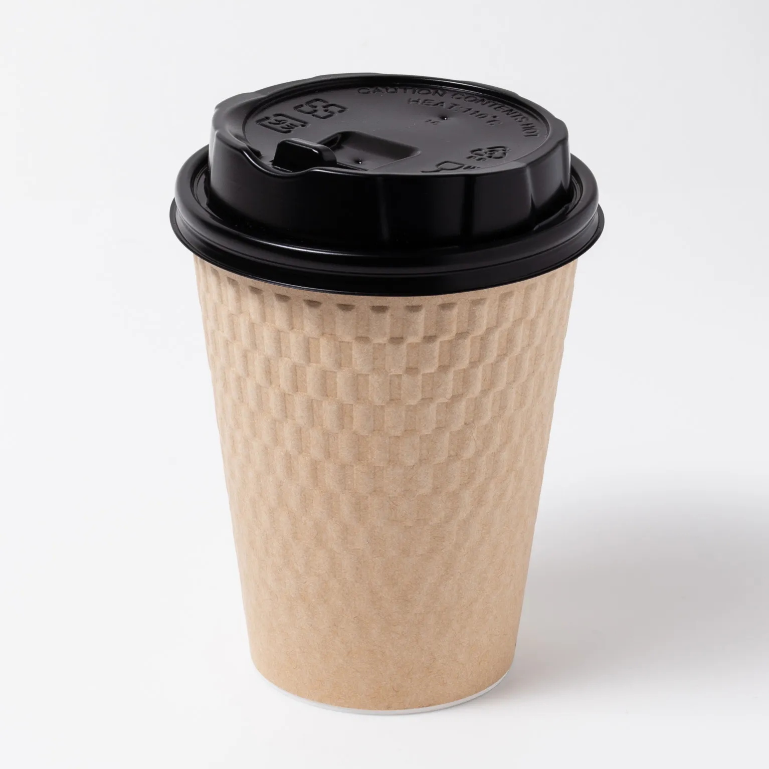 二重紙コップ(エンボス) KMW-360 ナチュラル 50