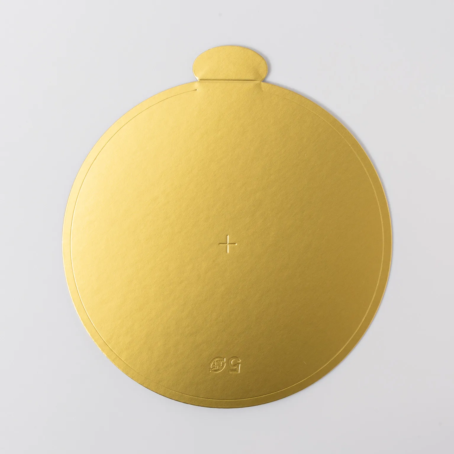 P) 丸型金台紙 ロック無 5号