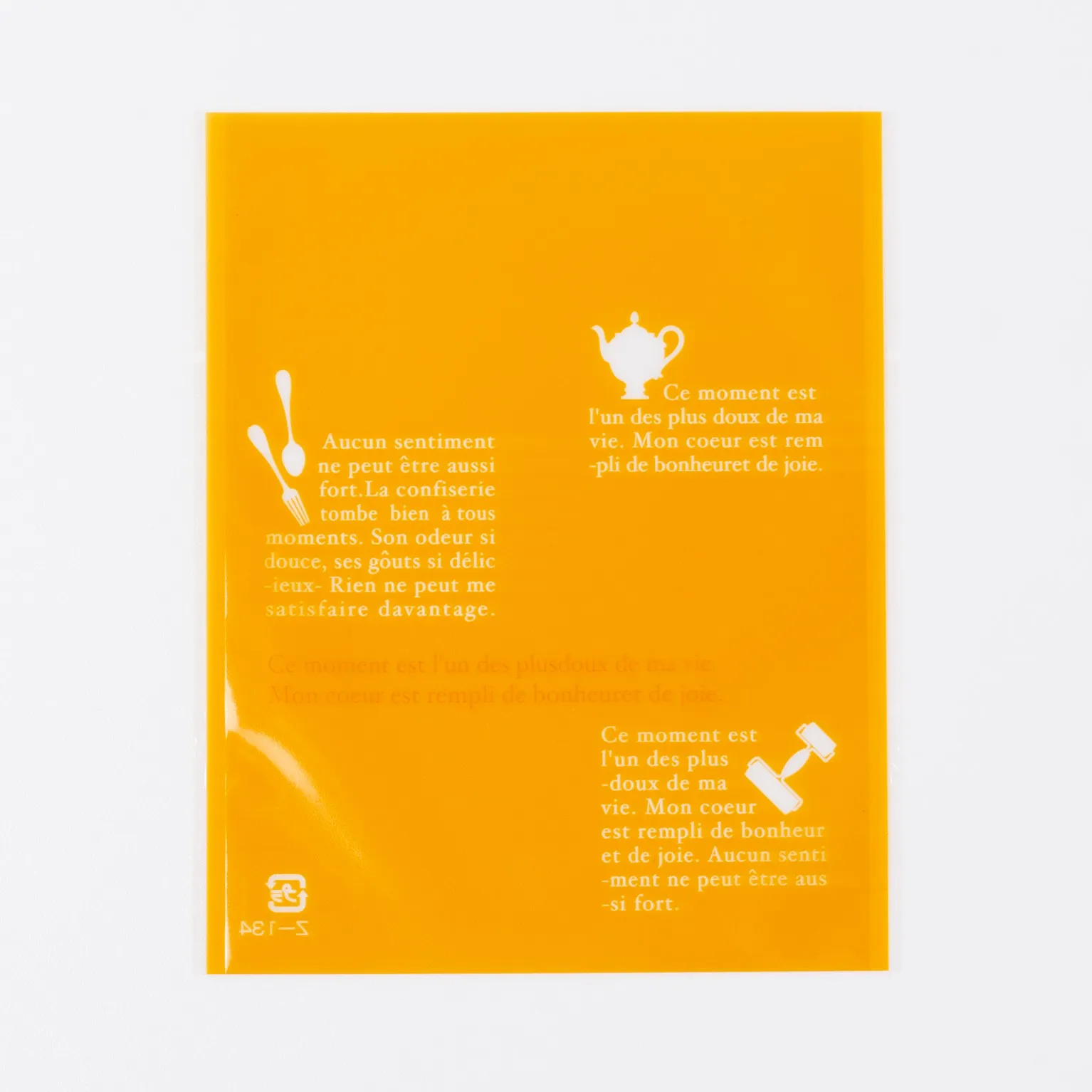 Z-134-5 仏語＆ツール 中 オレンジ 500