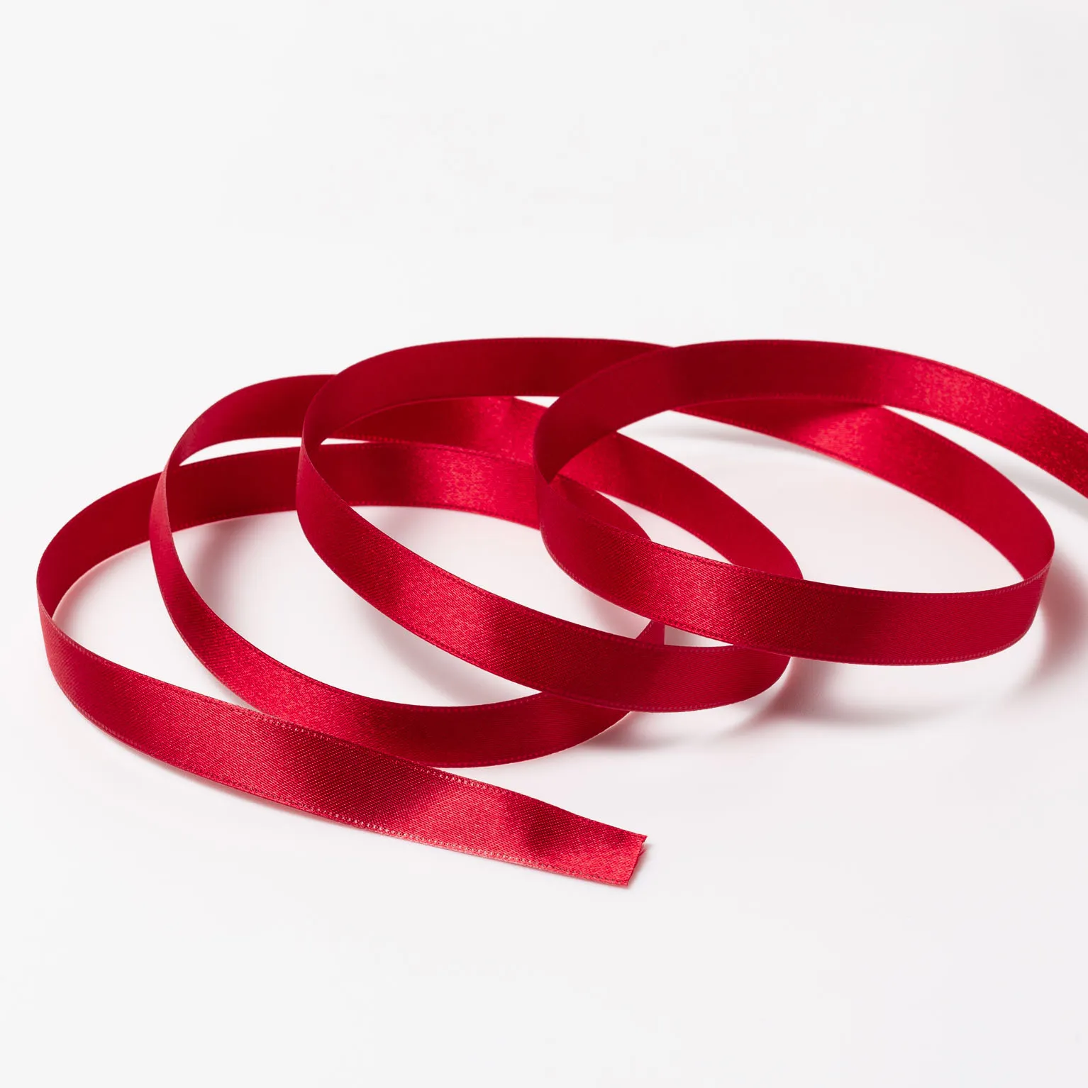 DSサテン(12mm) ディープレッド #54 1