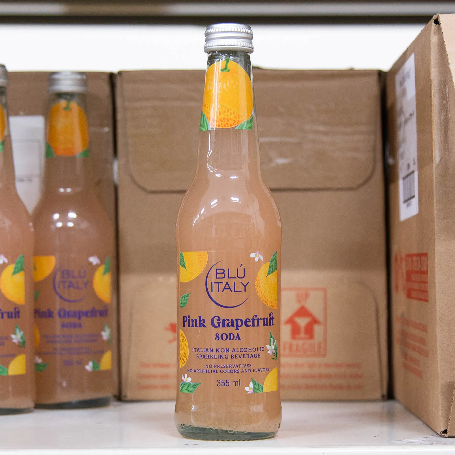 シチリアンピンクグレープフルーツソーダ 355