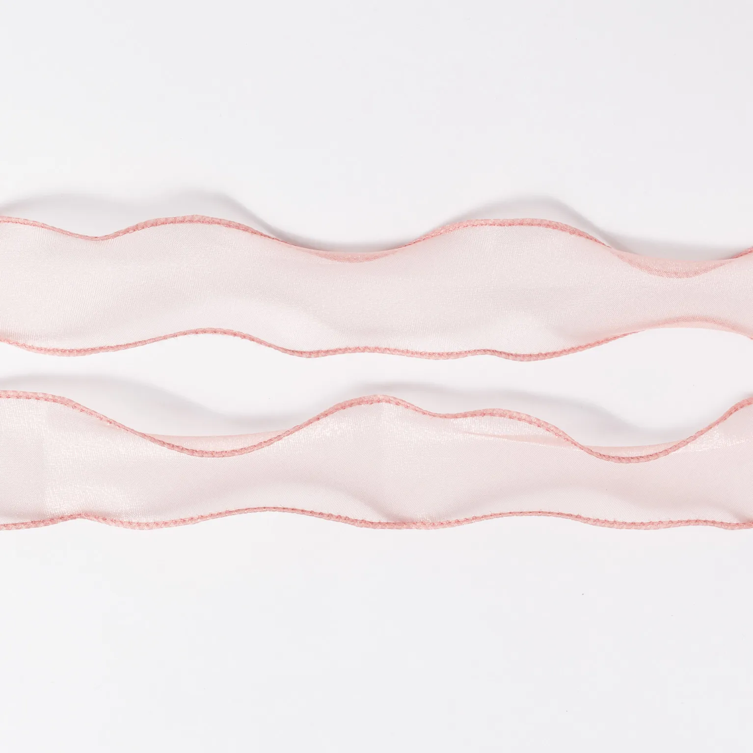 カーリーオーガンジー(40mm) ローズピンク #162 1