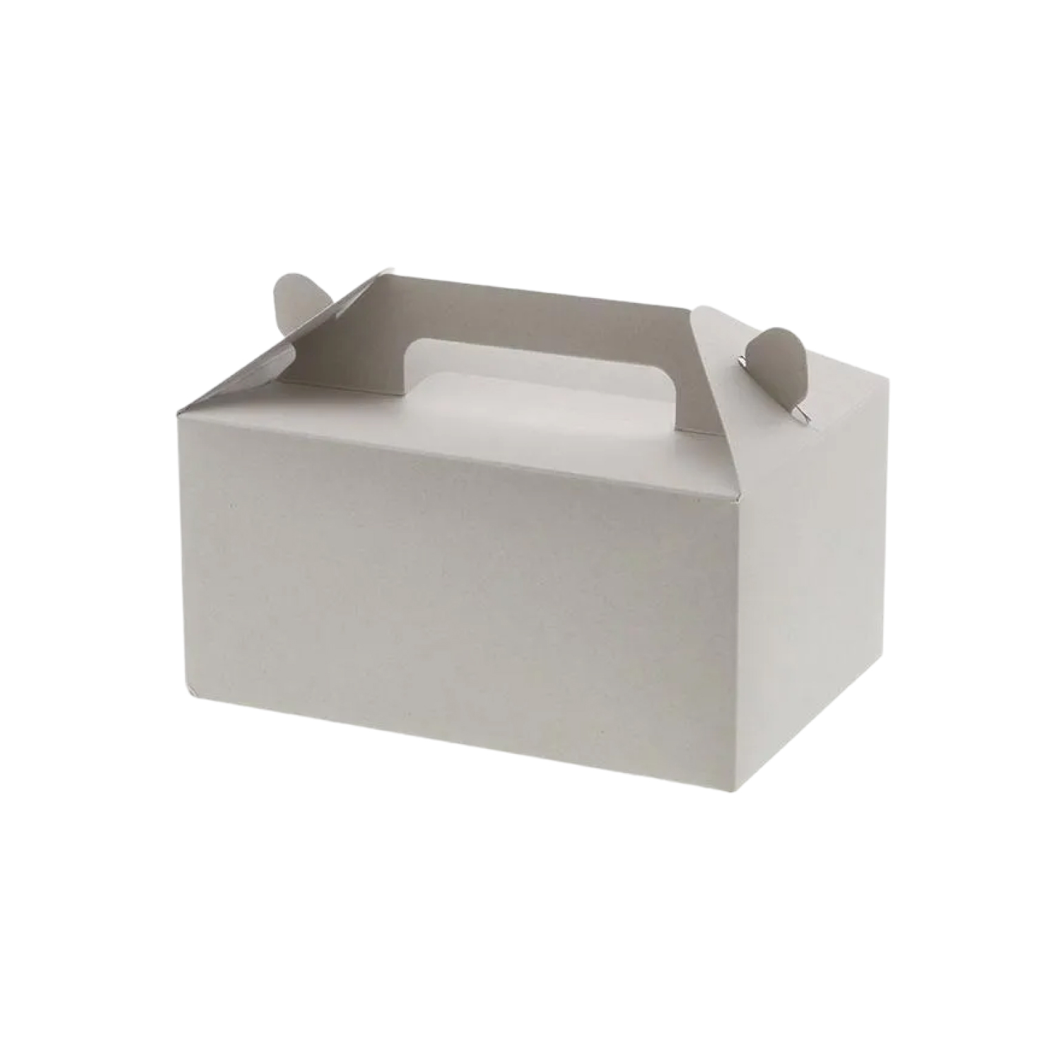 手提げケーキ箱 ナチュラルグレー 4～5個用 25