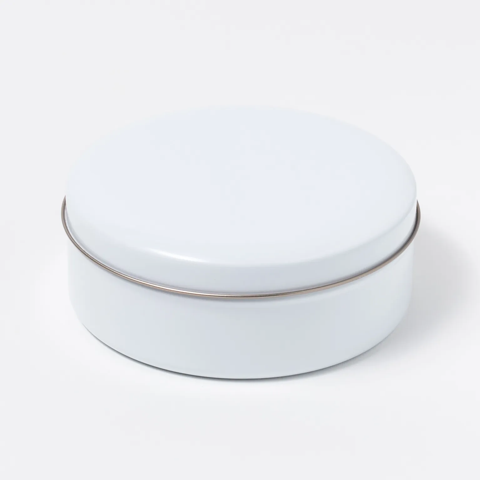 マーブル缶 白 120