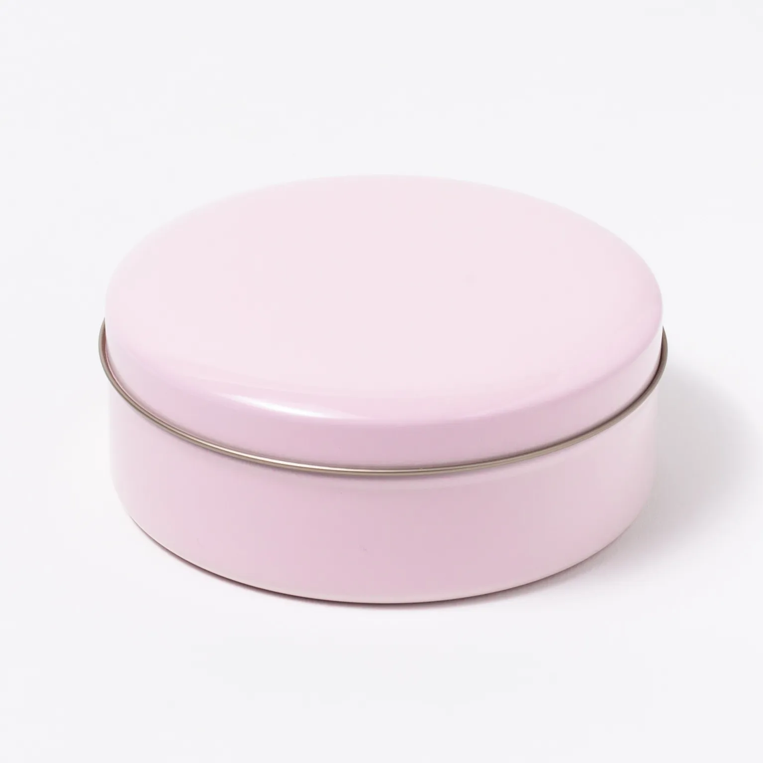 マーブル缶 ベビーピンク 120