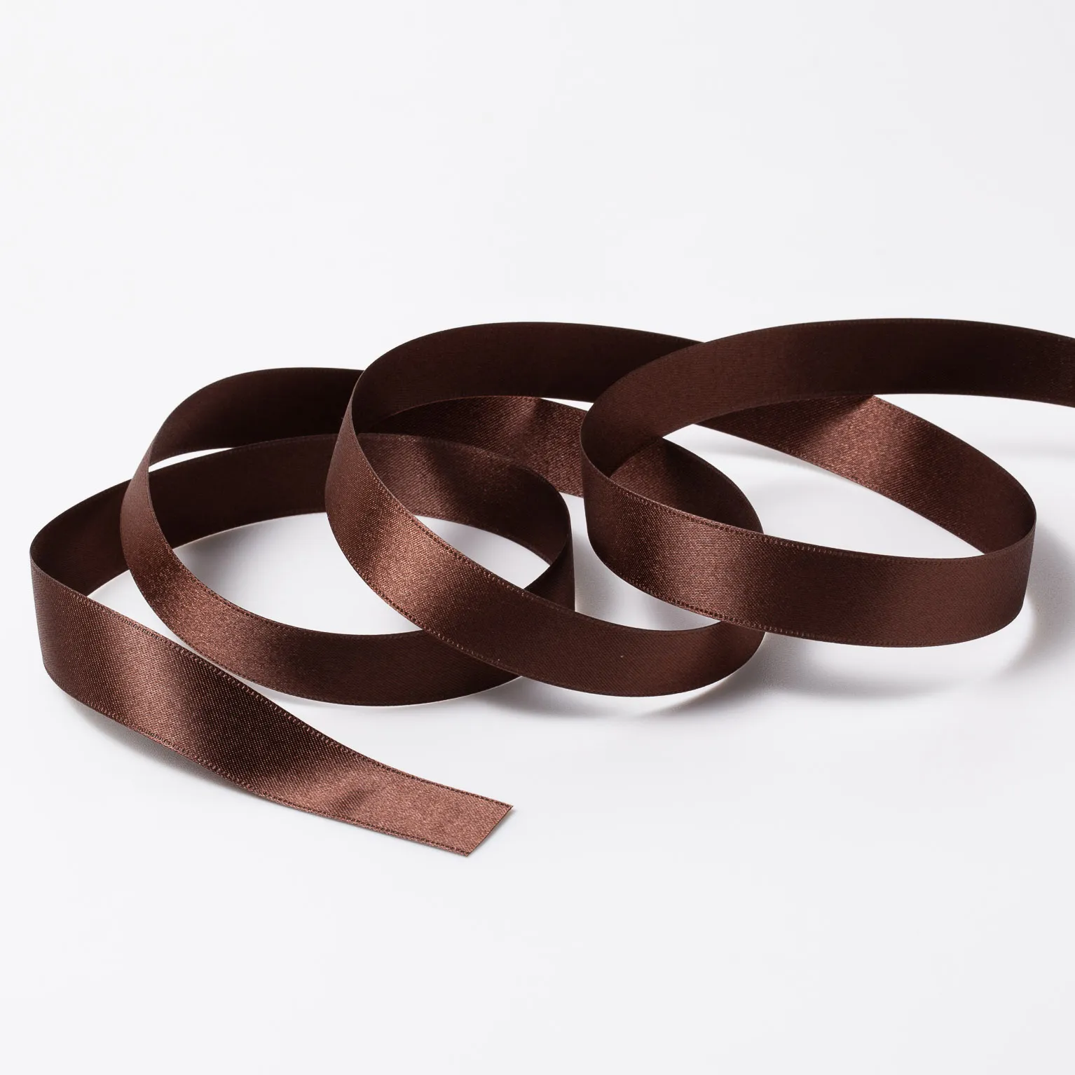 DSサテン(18mm) チョコレート #6 1