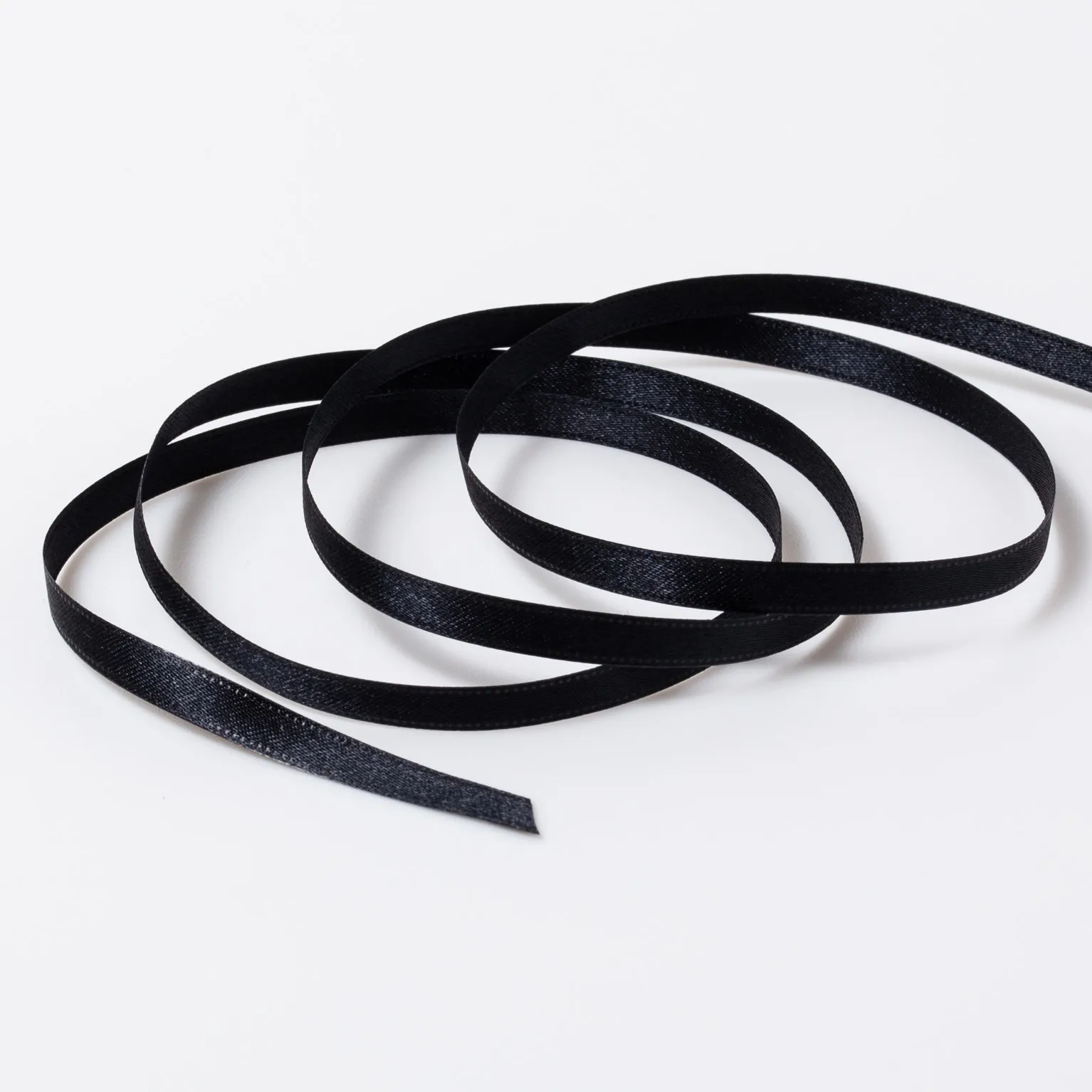 DSサテン(6mm)ブラック #44 1