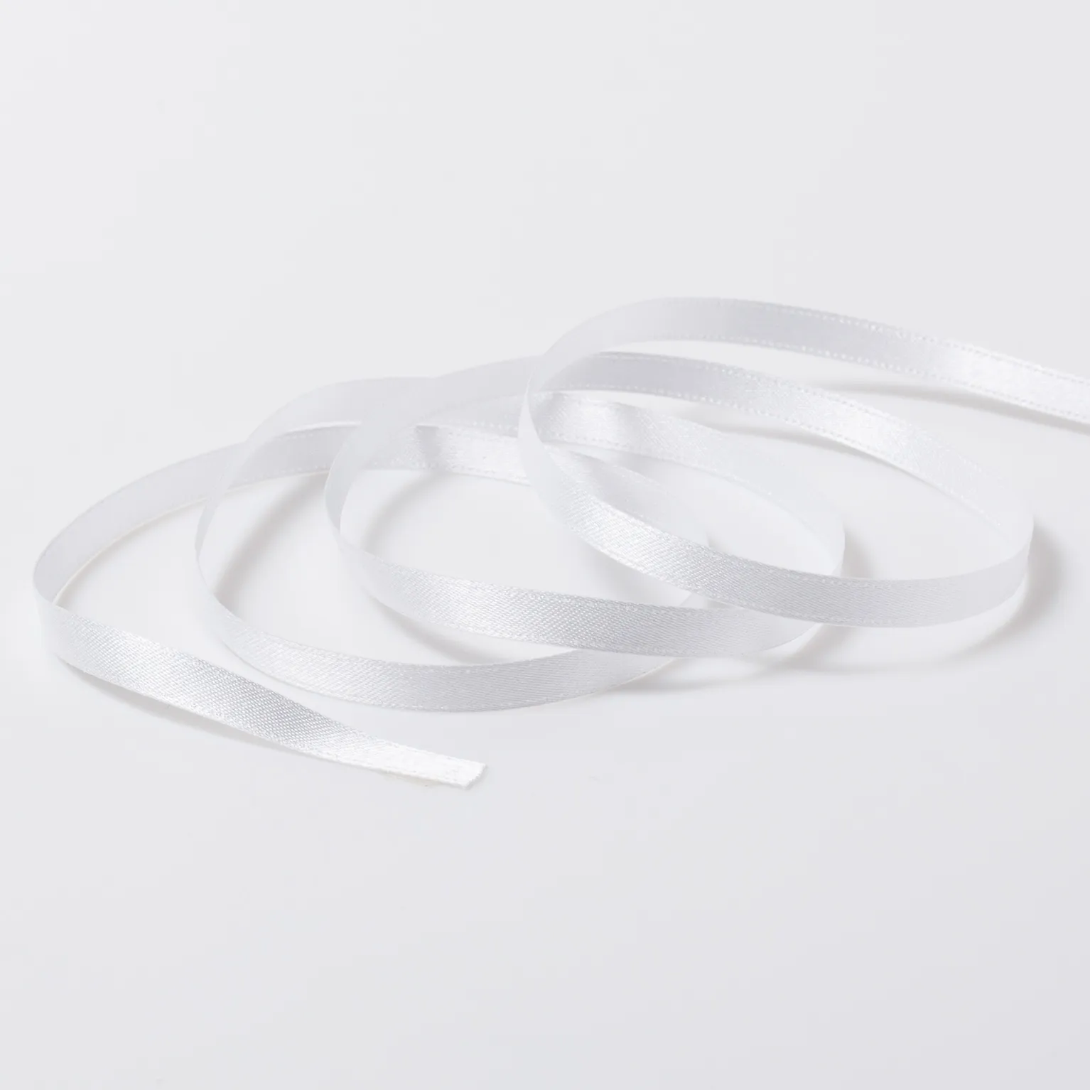 DSサテン(6mm) ホワイト #41 1