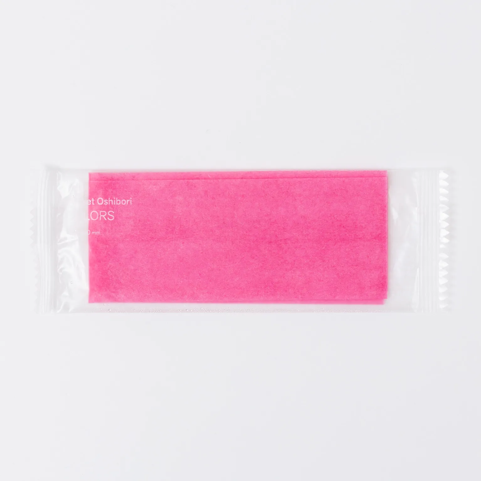 おしぼり colors ピンク 250
