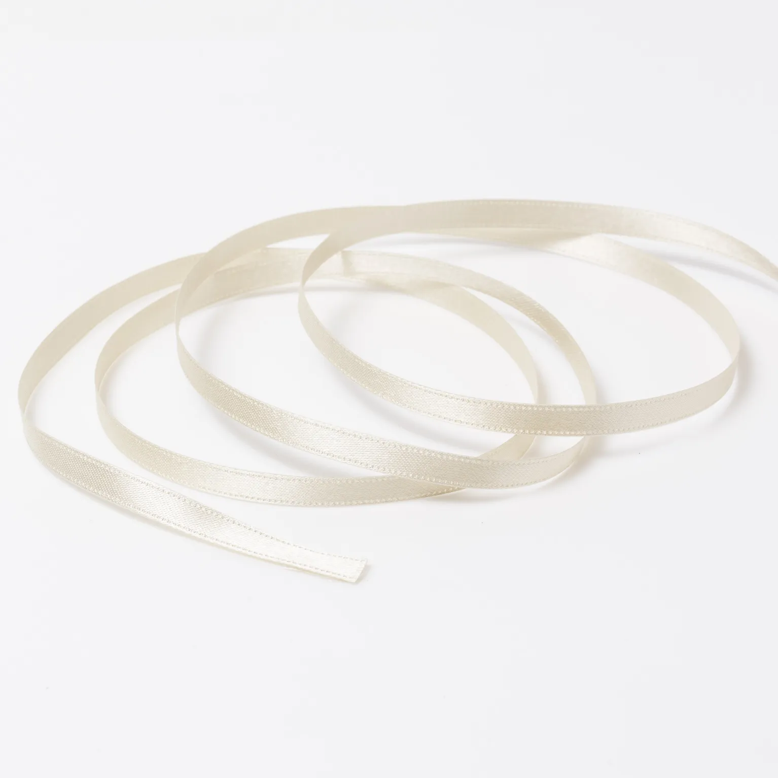 DSサテン(6mm) アイボリー #15 1