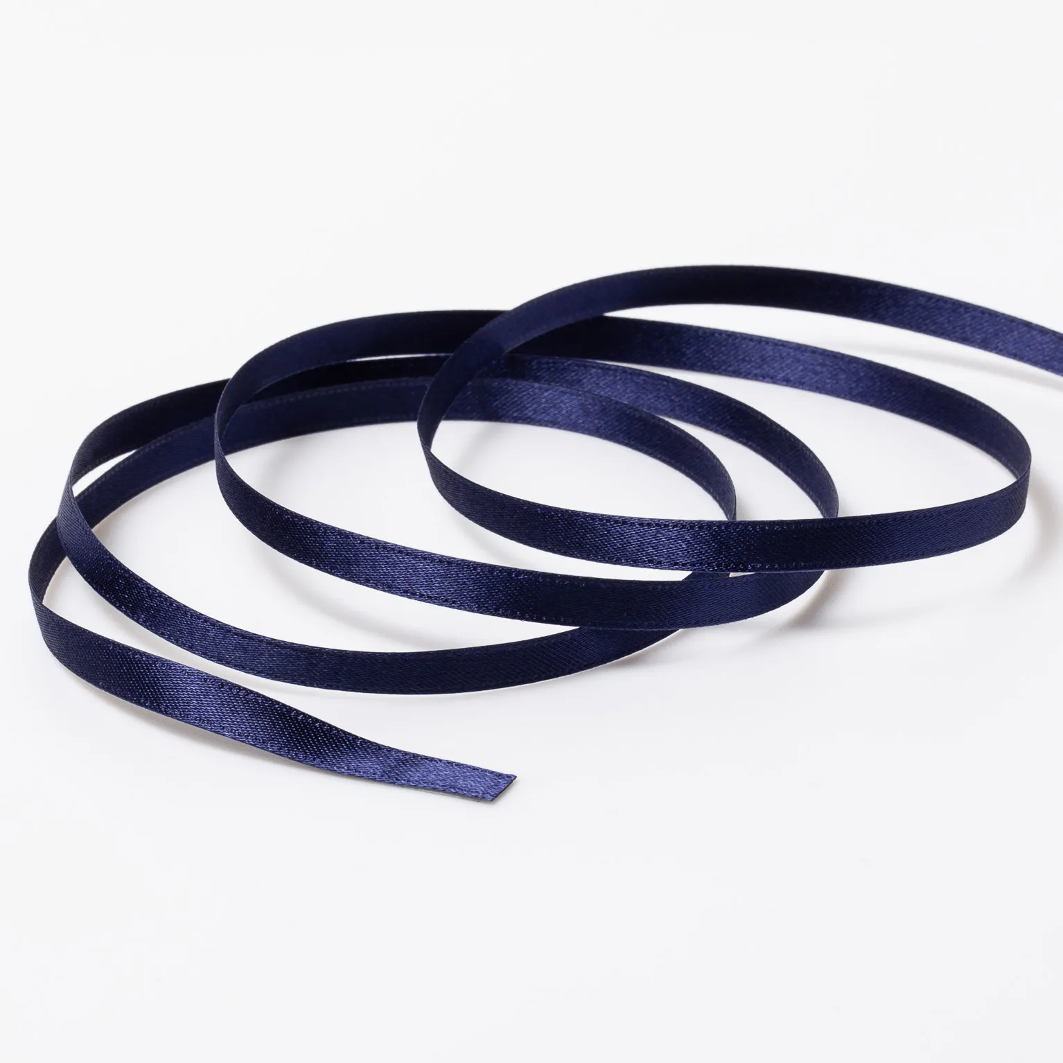 DSサテン(6mm) ネイビー #40 1