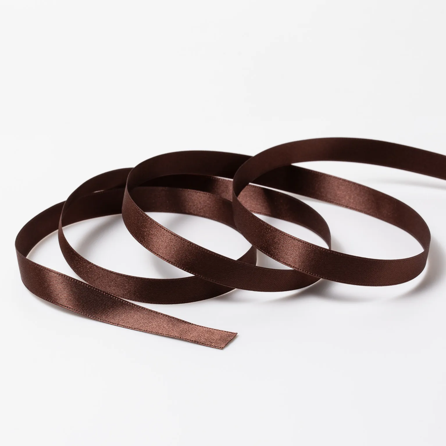 DSサテン(12mm) チョコレート#6 1