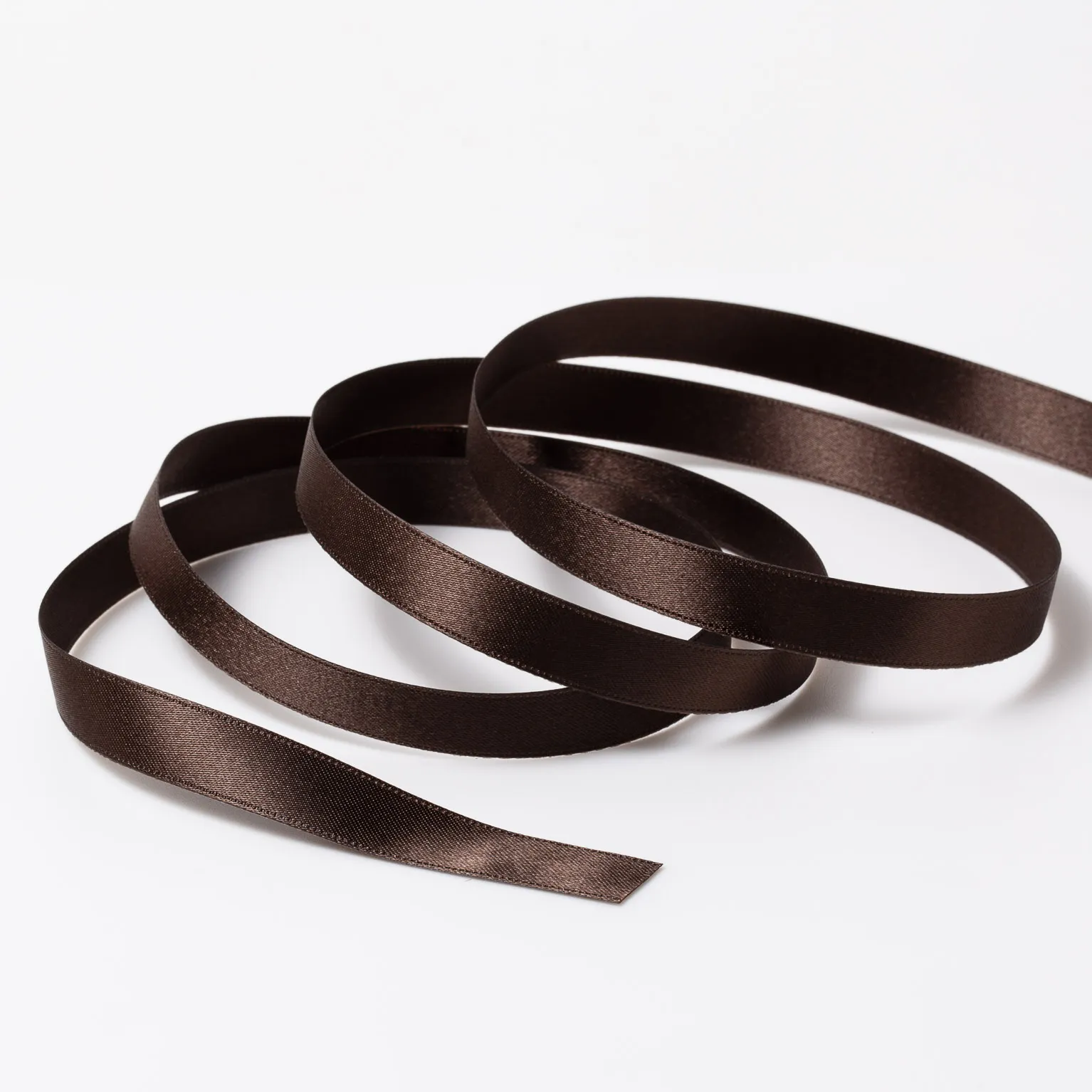 DSサテン(12mm) ダークブラウン#21 1