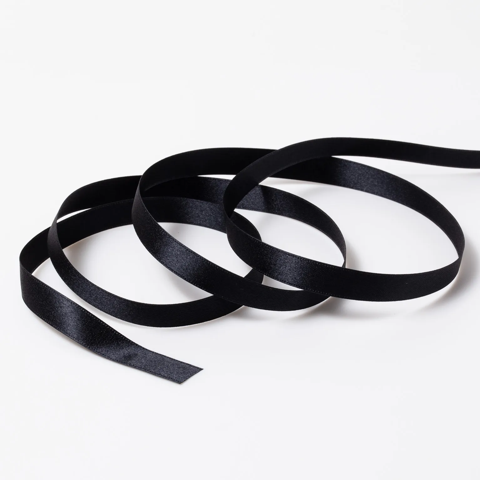 DSサテン(12mm) ブラック#44 1