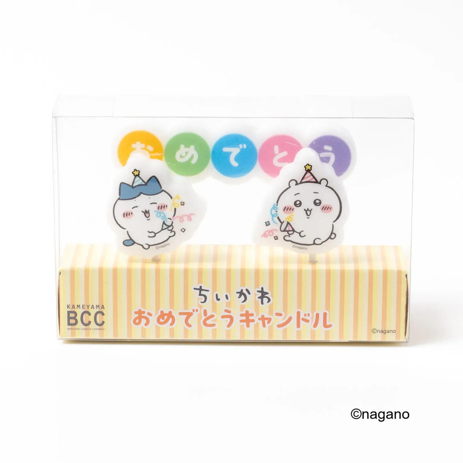 B5674-00-10 ちいかわ おめでとうキャンドル 5
