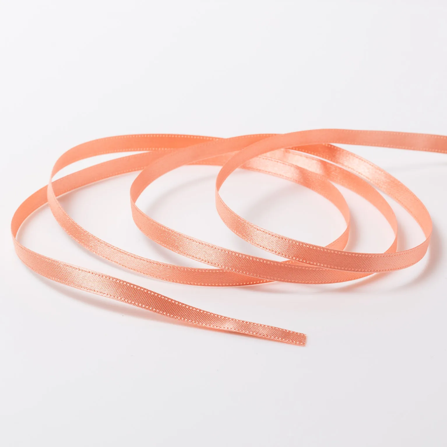 DSサテン(6mm) ピーチ #9 1