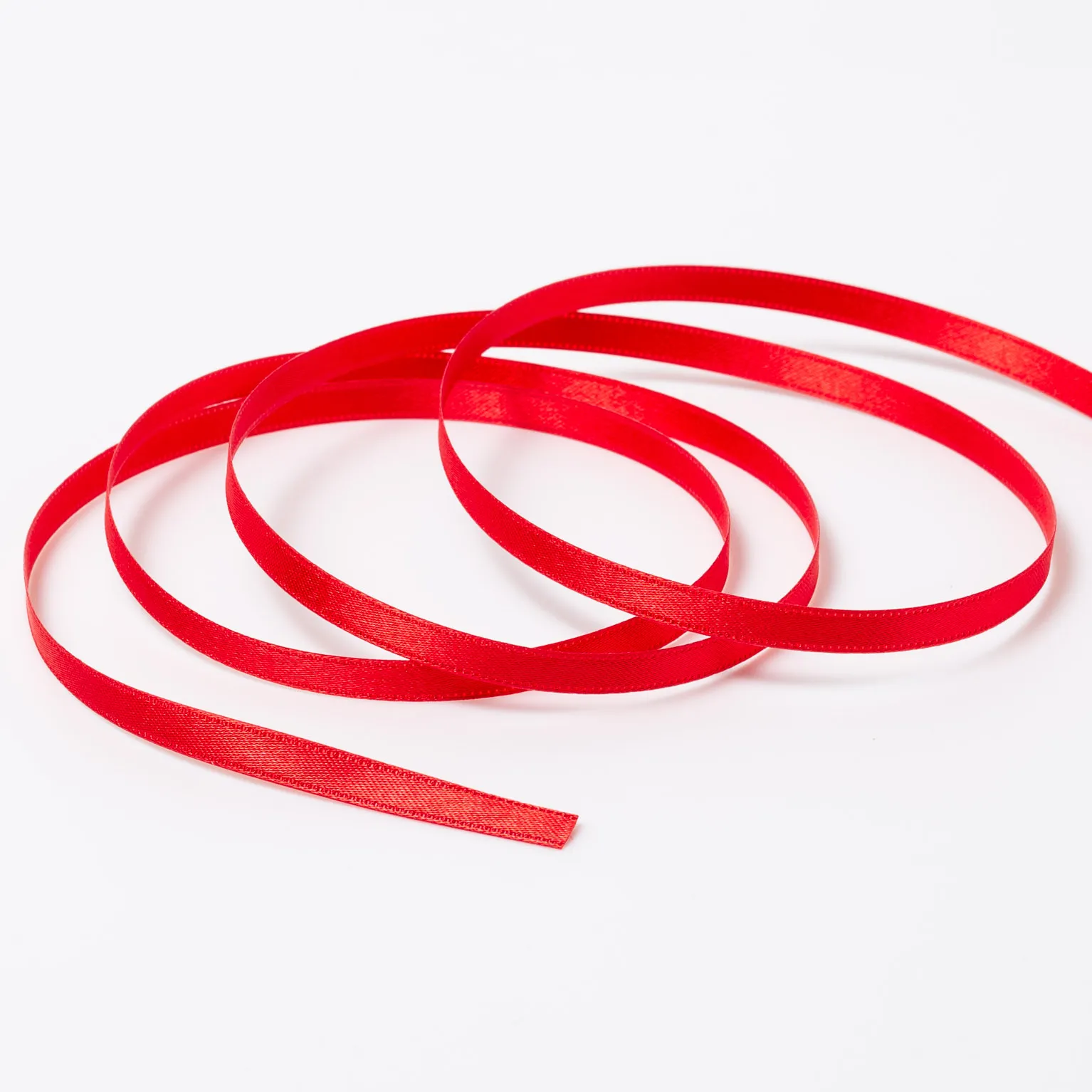 DSサテン(6mm) レッド #8 1