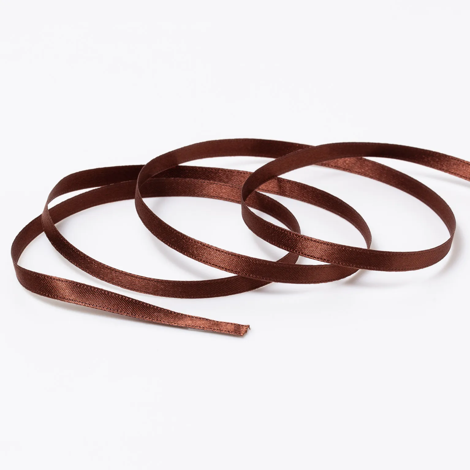 DSサテン(6mm) マロン#14 1