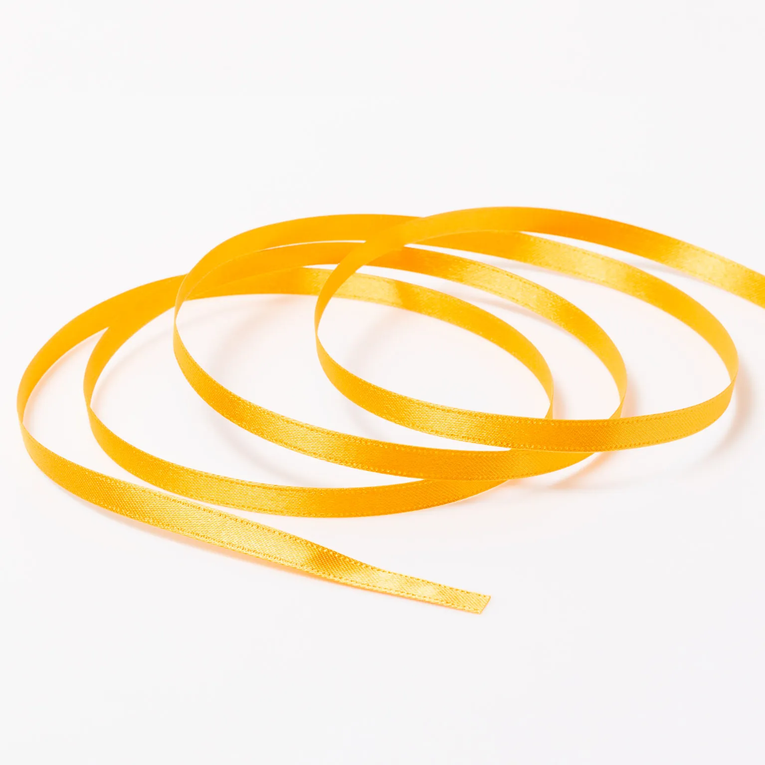 DSサテン(6mm) サンイエロー#17 1