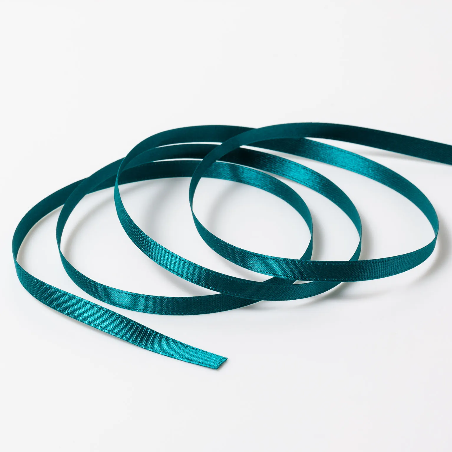 DSサテン(6mm) ティールグリーン#33 1