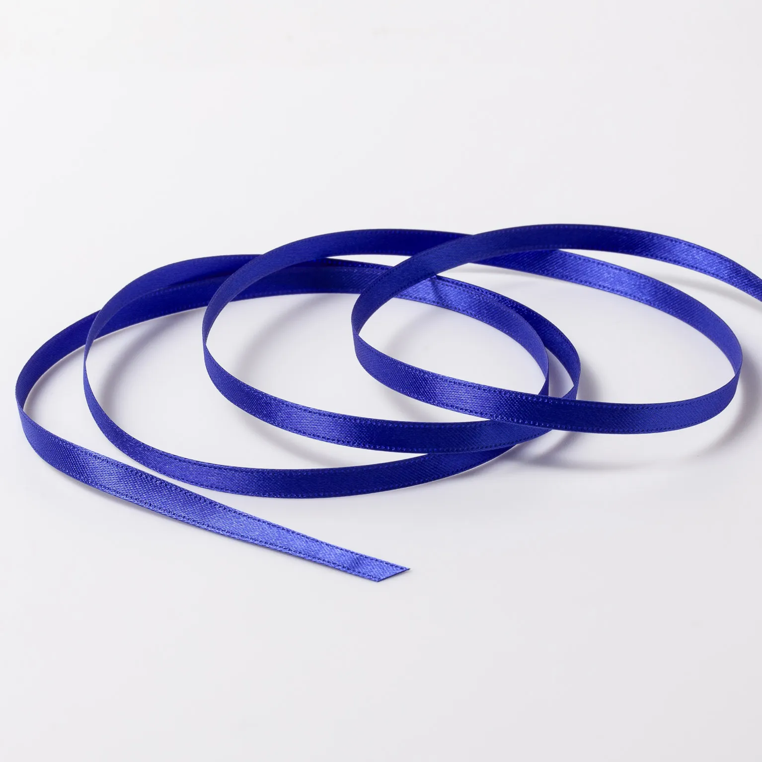 DSサテン(6mm) ブルー#143 1