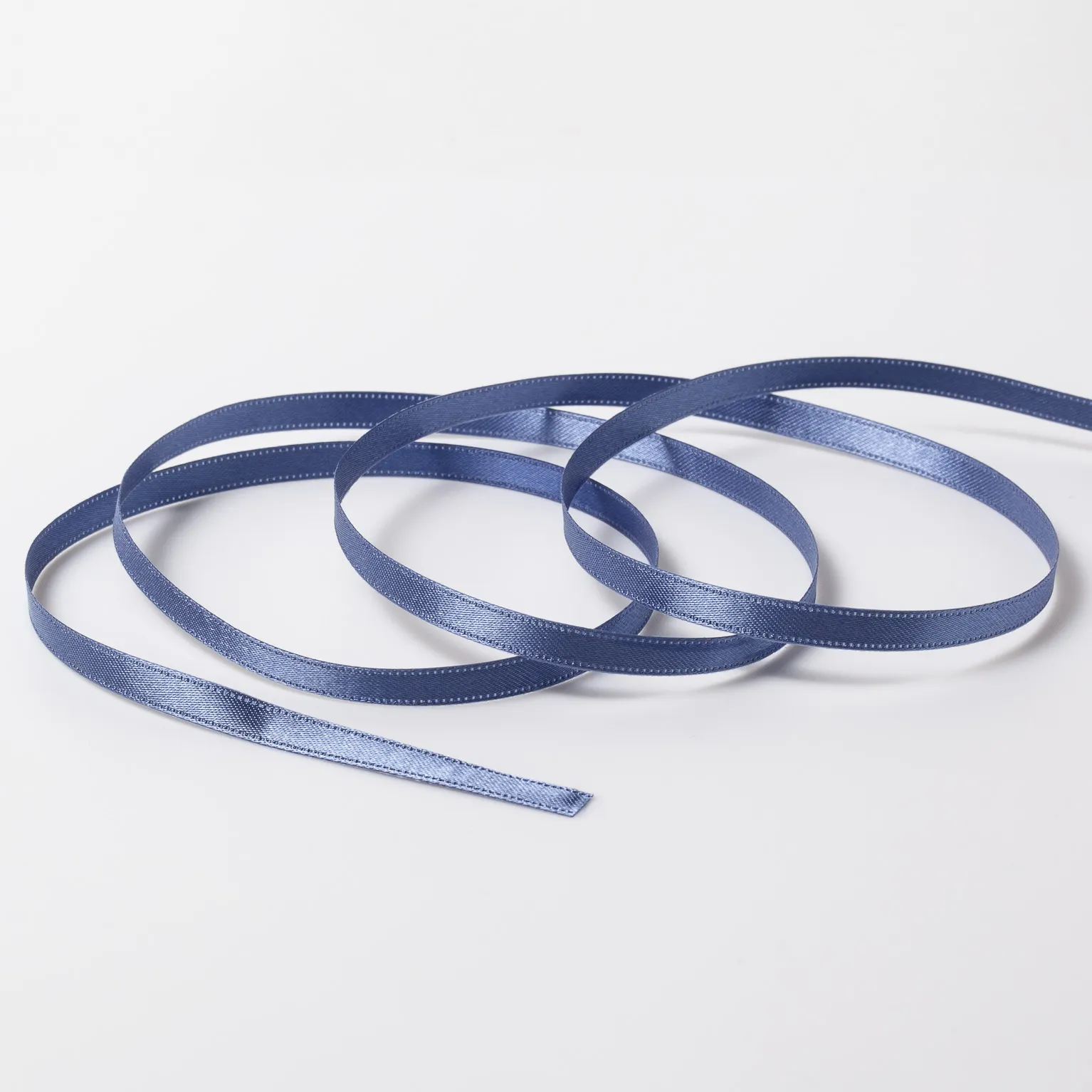 DSサテン(6mm) アンティークブルー#245 1