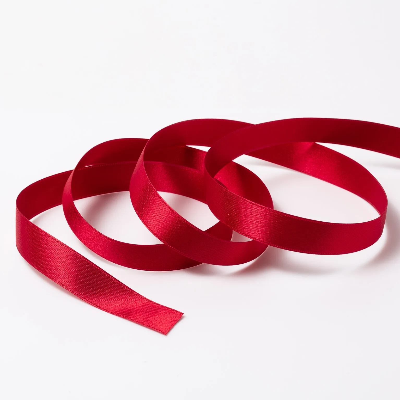 DSサテン(18mm) ディープレッド #54 1