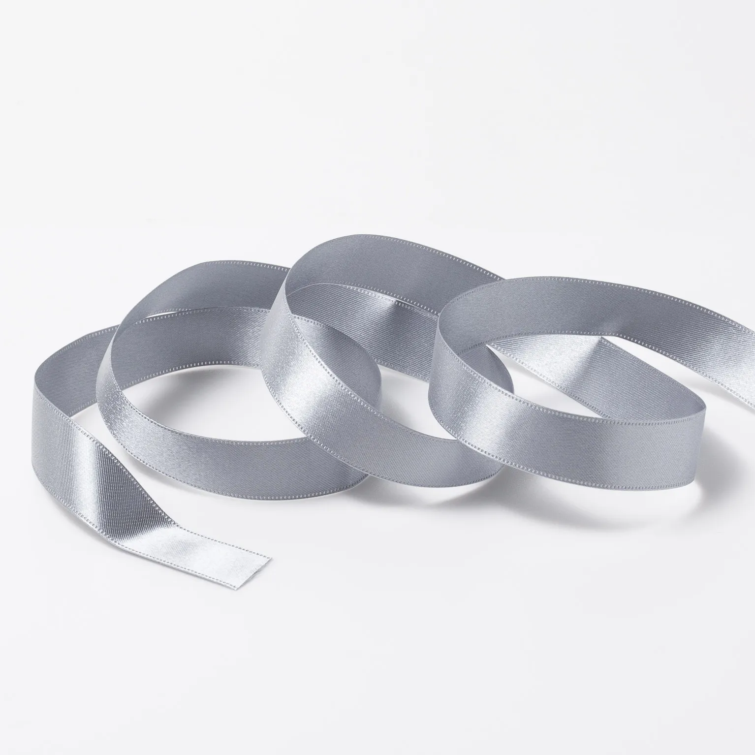 DSサテン(18mm) シルバーグレー#50 1