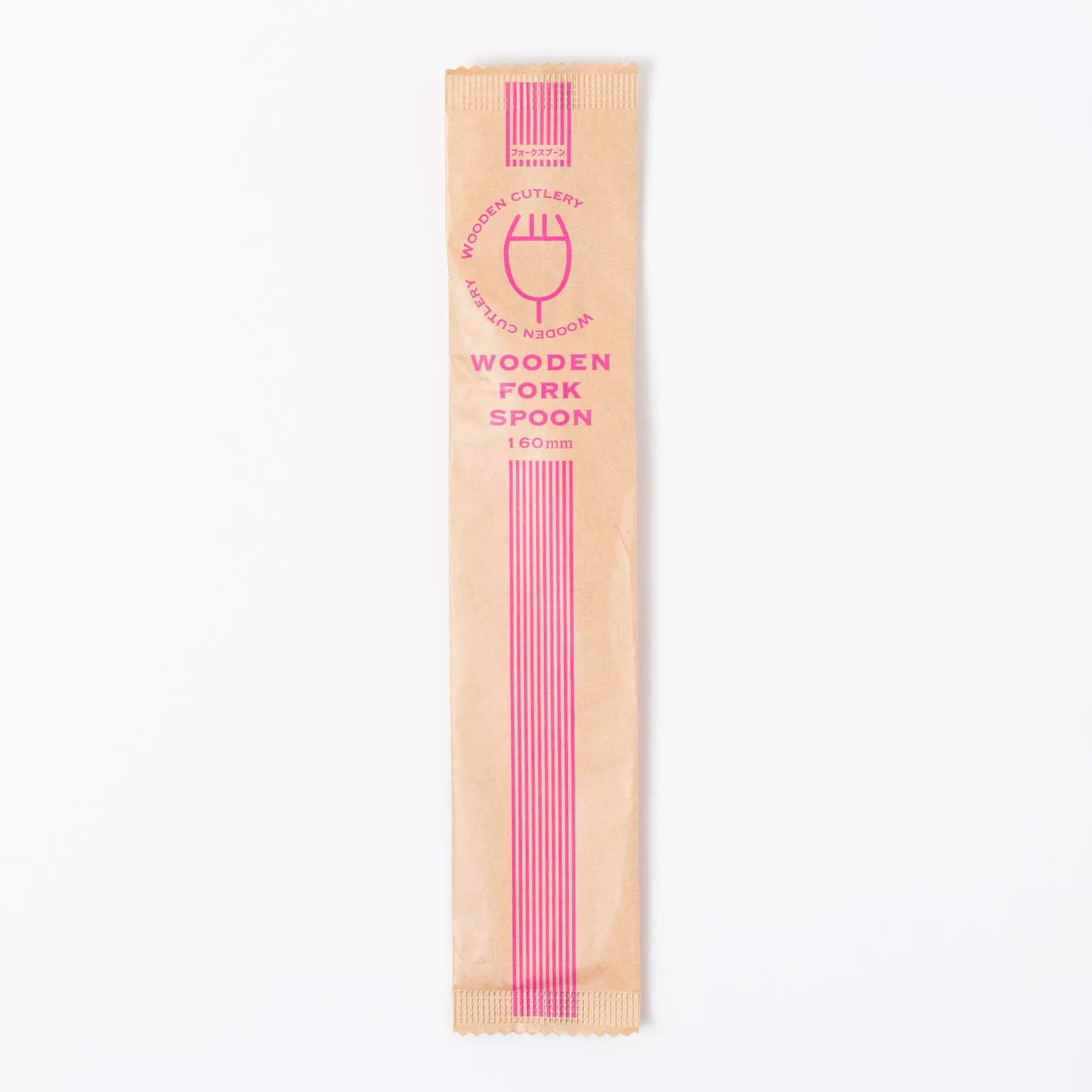 木製フォークスプーン160 未晒紙完封 100