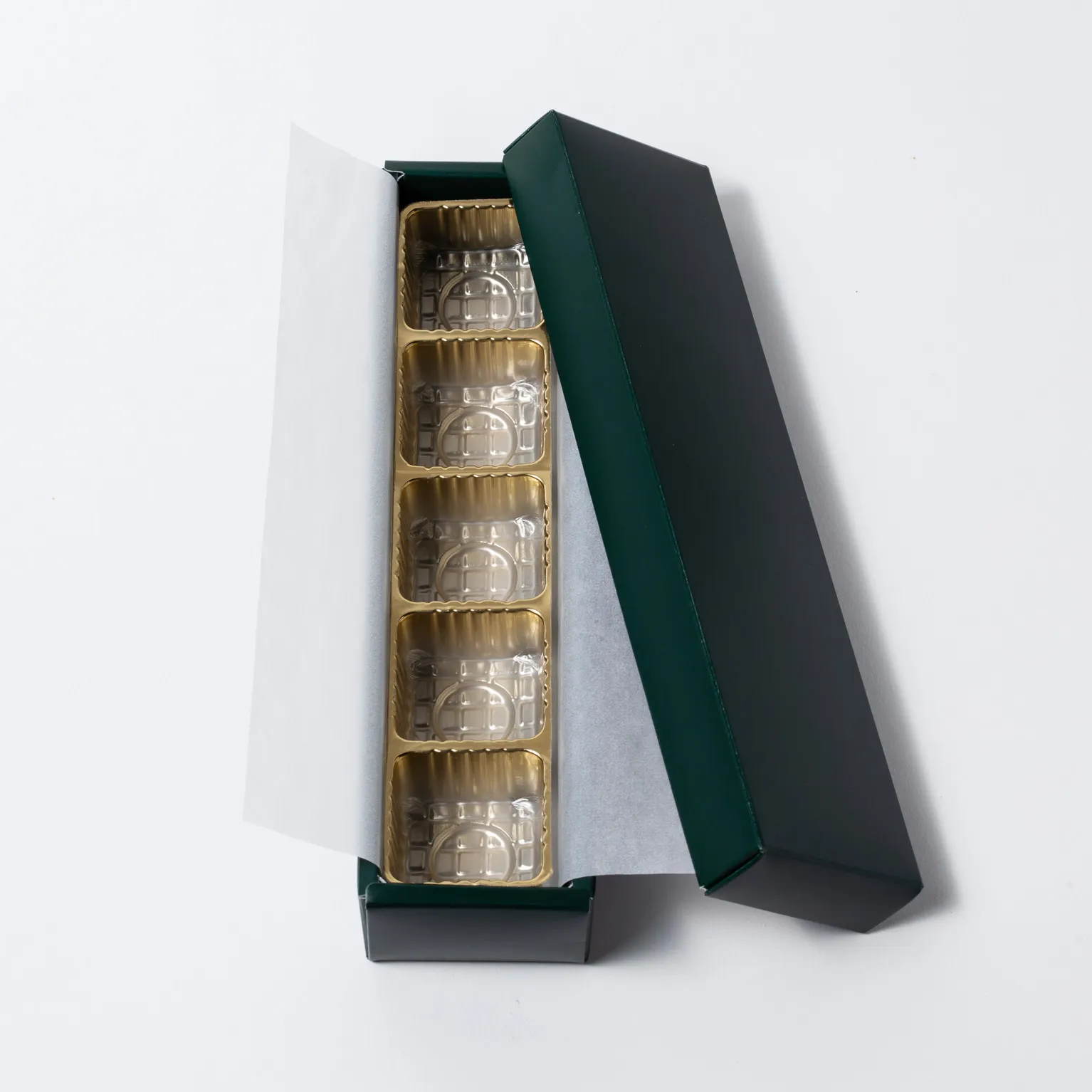 RSトリフケース ダークグリーン 5ヶ用(192×40×h33mm) 100