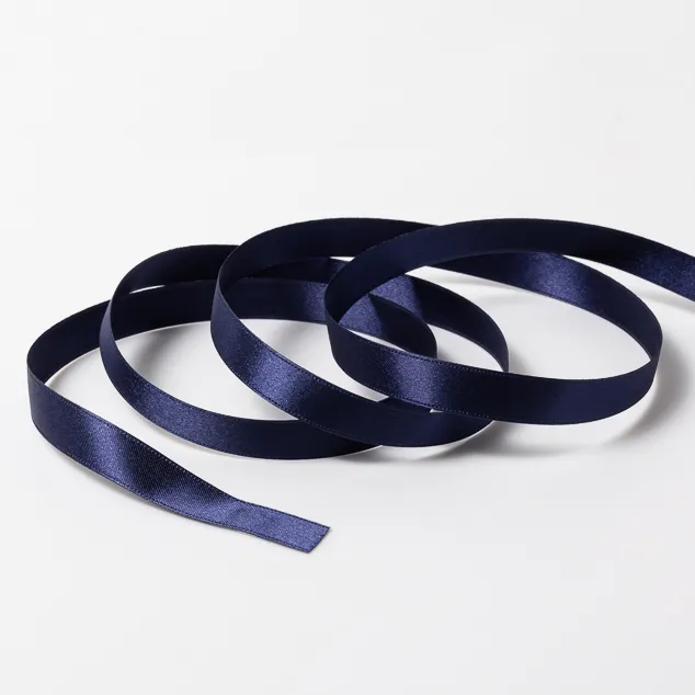 DSサテン(12mm) ネイビー #40