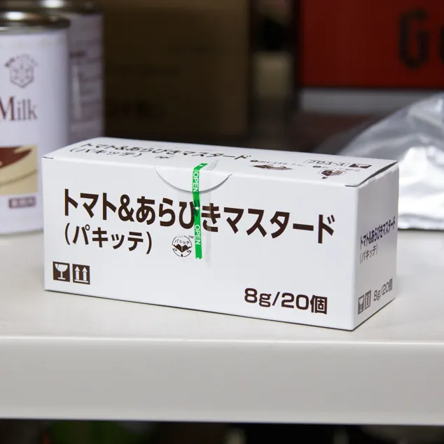 トマト＆あらびきマスタード(パキッテ) 8g