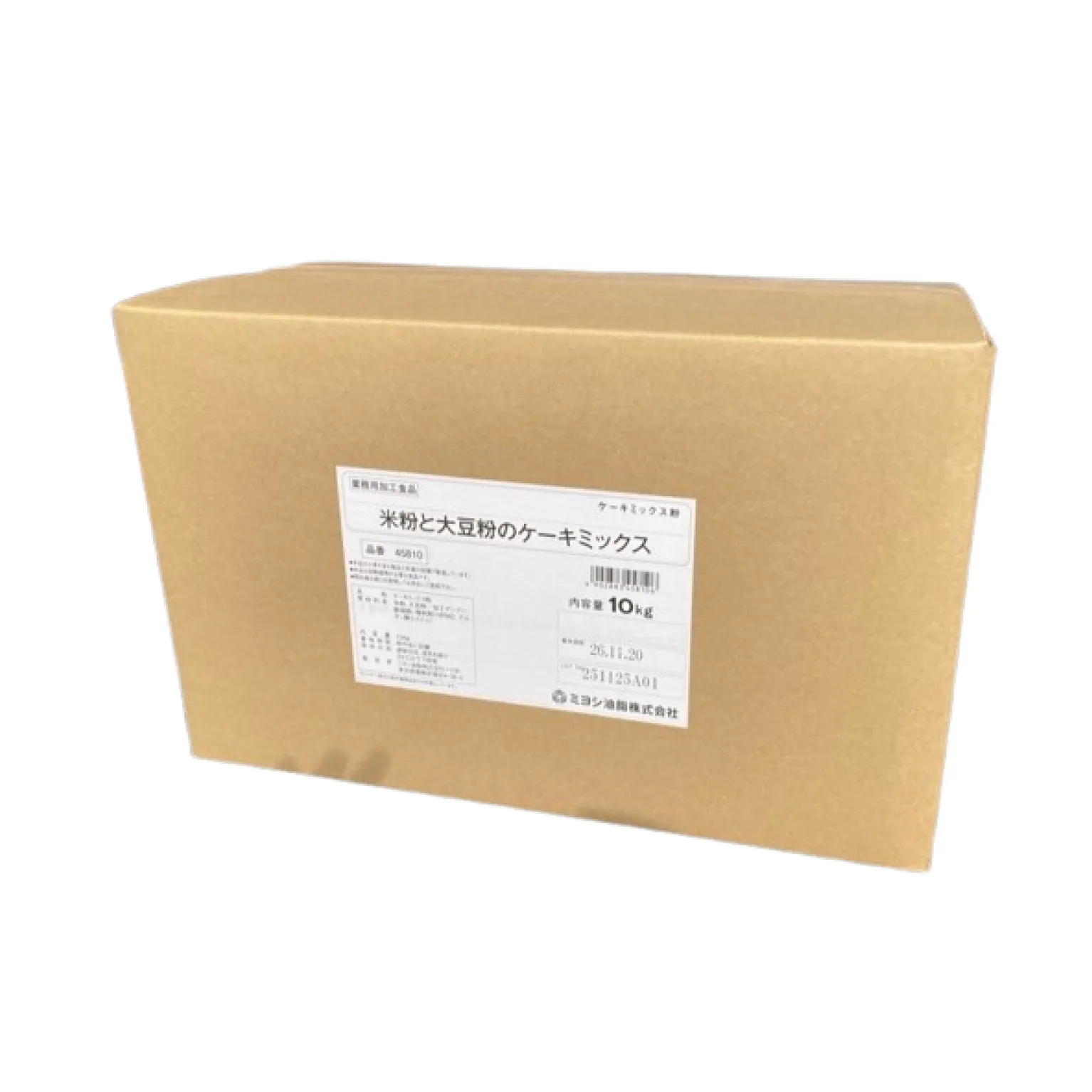 米粉と大豆粉ケーキミックス