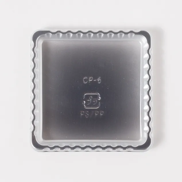 シルバーケーキプレート(60角) CP-6