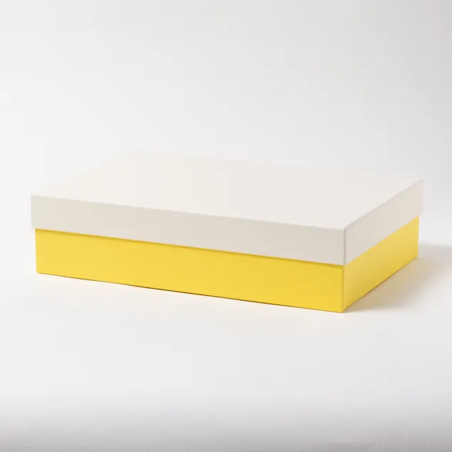 1761 パステルフェザー ギフトケース M ホワイト×イエロー