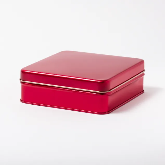 スクエア缶 ガーネット