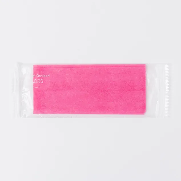 おしぼり colors ピンク