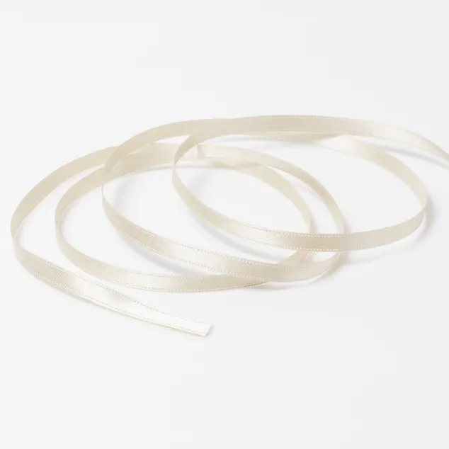 DSサテン(6mm) アイボリー #15