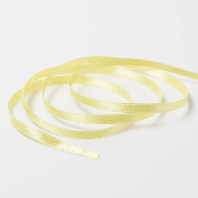 DSサテン(6mm) ライトイエロー #16
