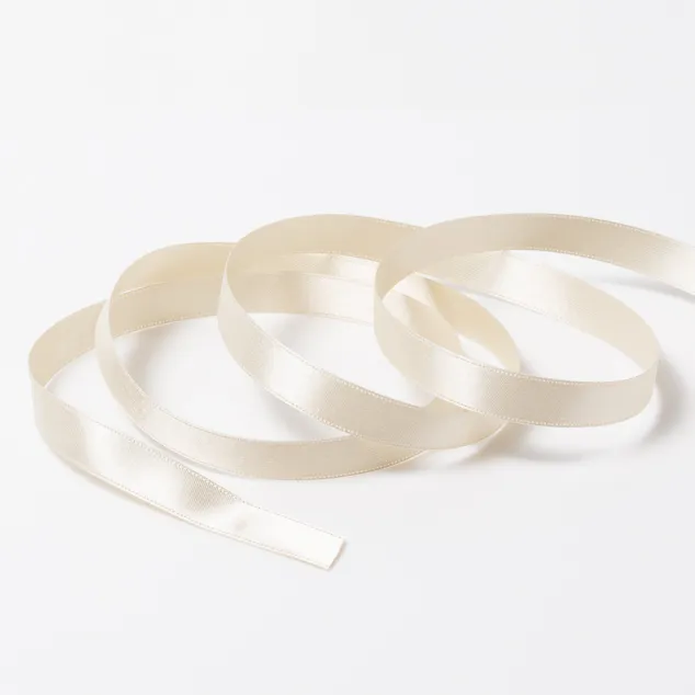 DSサテン(12mm) アイボリー #15