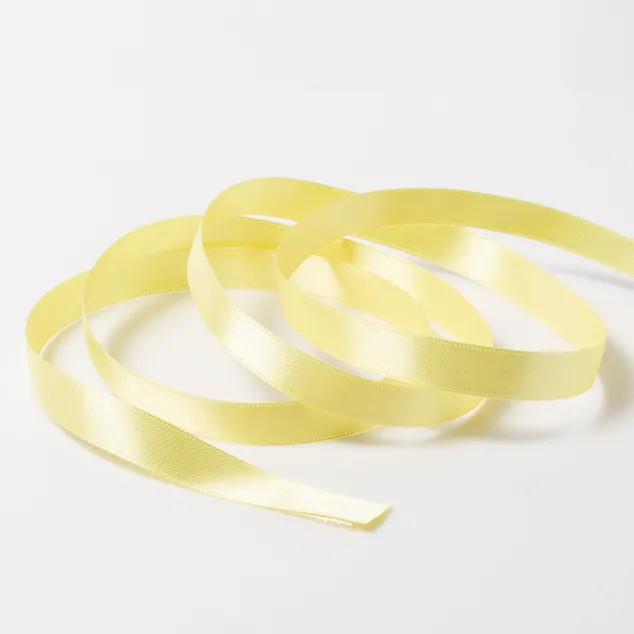 DSサテン(12mm) ライトイエロー #16