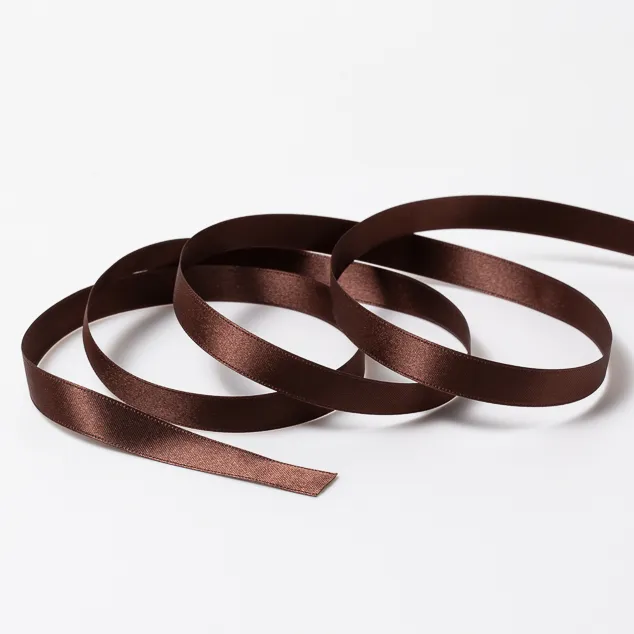 DSサテン(12mm) チョコレート#6