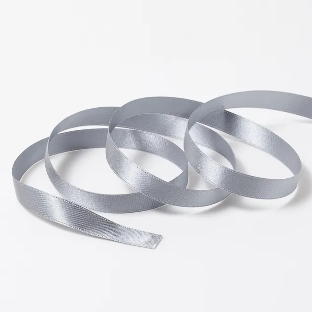 DSサテン(12mm) シルバーグレー#50